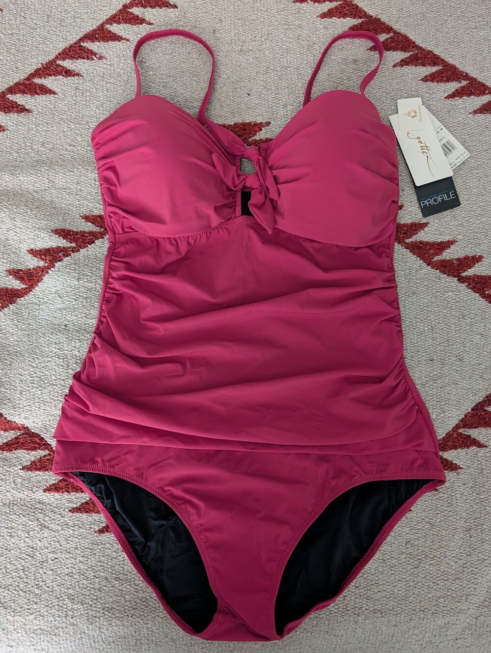 Gottex One Piece Tummy Control Swimsuit Size 14